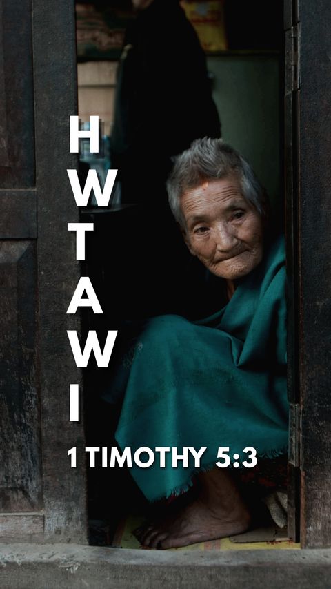 H.W.T.A.W.I. acronym with 1 Timothy 5:3 reference wallpaper