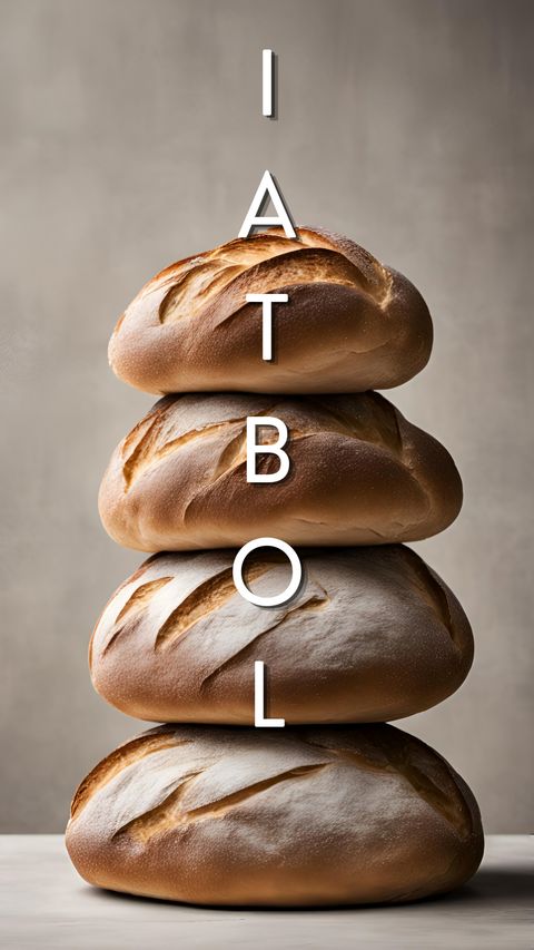 I Am That Bread of Life (John 6:48) phone wallpaper, letters only